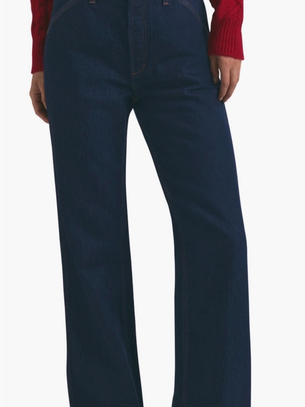 Favorite Daughter Dark Blue High-Rise the Olympic flair jeans size 29
